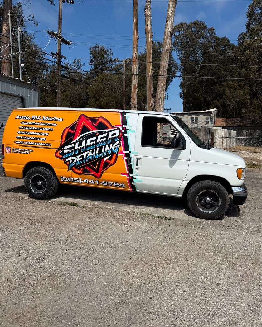 Fleet Van — Printed commercial wrap by Sheer Auto Styling, Santa Maria